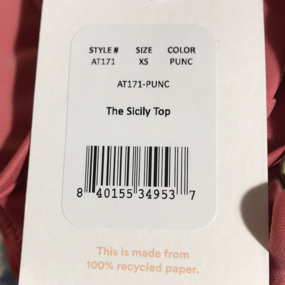 Andie Swim Sicily Bikini Top Punch (Mauve) XS NWT Underwire Hook Back Padded - Picture 4 of 7